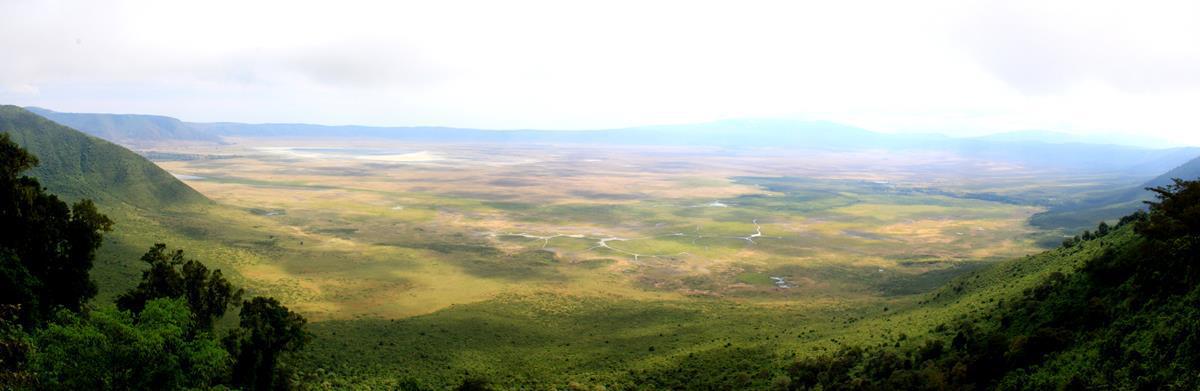The Ngorongoro Crater is really spectacular. 