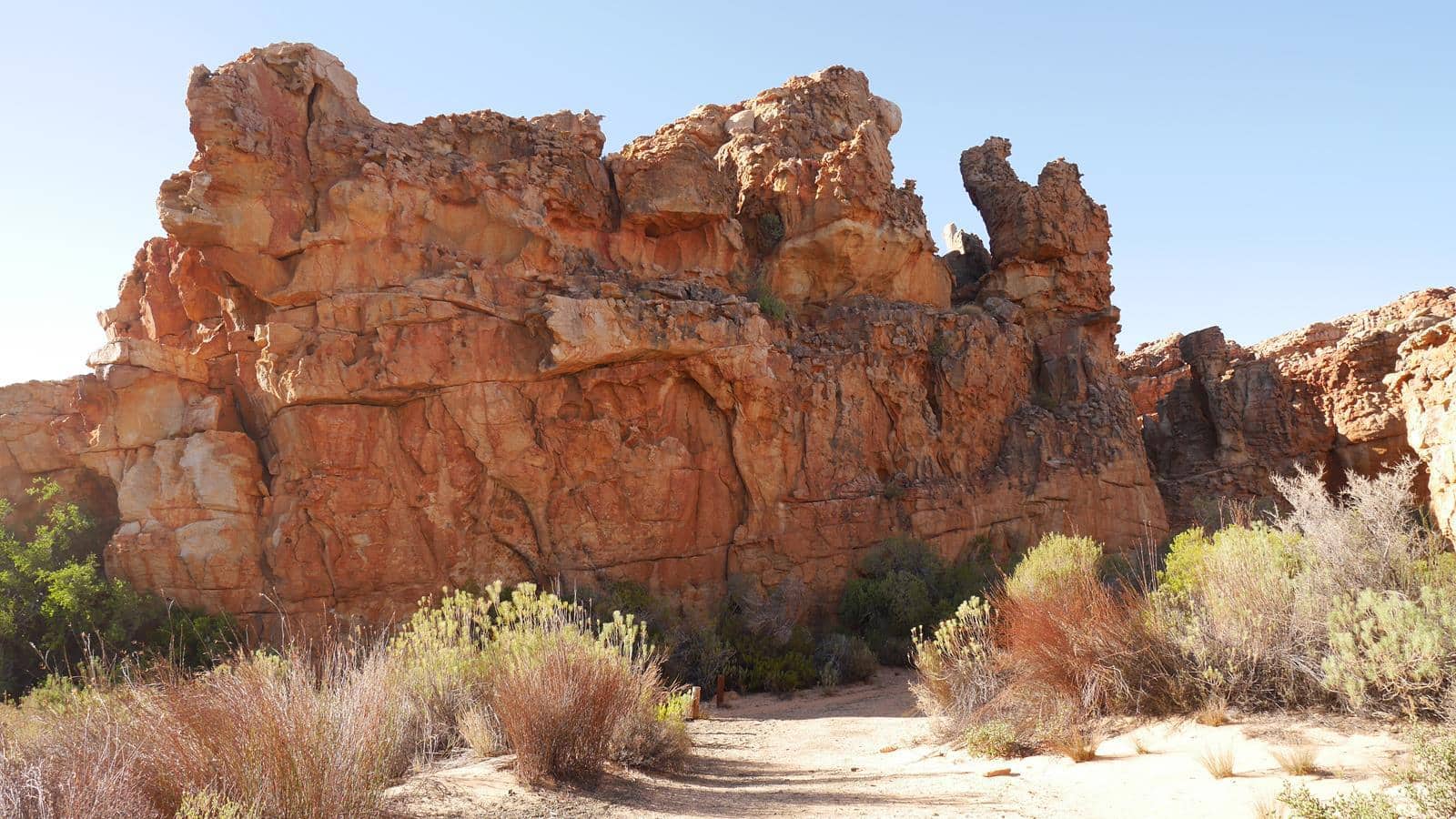 Some of the interesting rock formations in the Cederberg. 