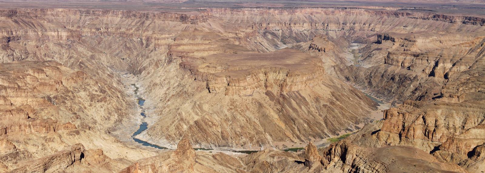 The majestic Fish River Canyon. 
